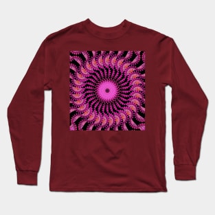 Purple abstract Long Sleeve T-Shirt